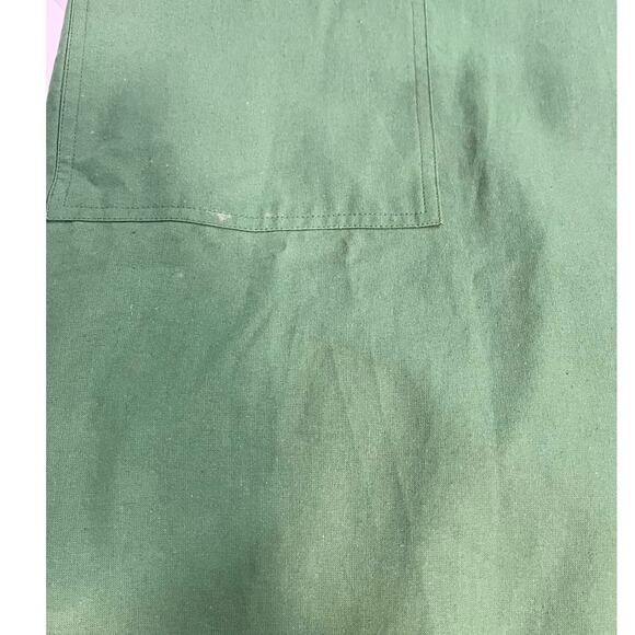 Saint Laurent Rive Gauche Vintage 1970 Green Belted Cap Sleeve Mididress sz 34/2 - Picture 12 of 16